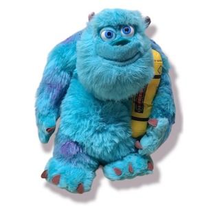 Hasbro Disney Pixar Monsters Inc Sully Bedtime light up Talking Stuffed Plush 12